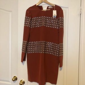 Tory Burch Rust Dress Size 8